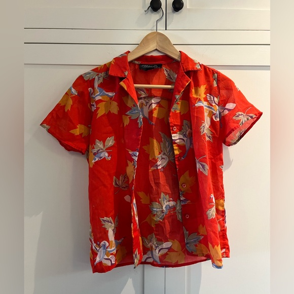 Vintage Parallel Lines Hawaiian Shirt - Picture 1 of 3